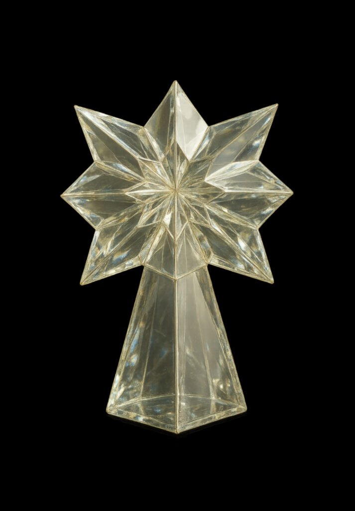 Concept proposal for a glass sculpture light installation inspired by the Black Rood relic at Holyrood Abbey.